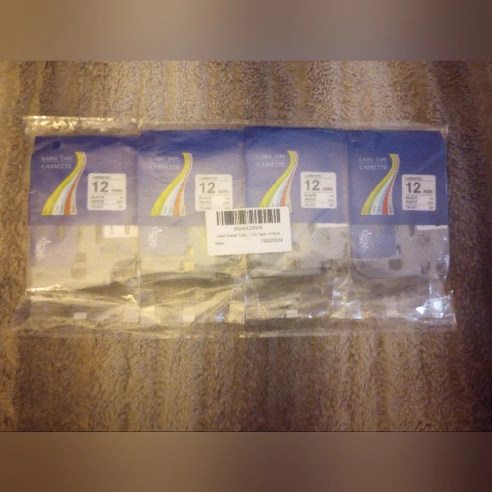 Brother TZe-231 Label Tape Cassette 4-Pack
